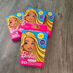 Barbie Latex Free Adhesive Bandages 4 Designs For All Ages Kids First Aid